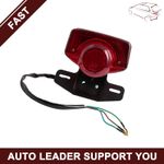 Universal Piece of 1 Motorcycle 12V 30W Red Brake Tail Turn Signal Rear Light