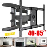 TV WALL BRACKET MOUNT STRONG SWIVEL TILT DUAL ARMS FOR 40 70 85 INCH UP TO 50KG