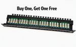 Connectix 24 Port Cat 5e RJ45 UTP 2020 Right Angled Patch Panel lot
