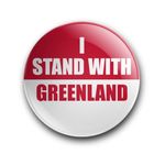 I Stand With Greenland 25mm/1 inch badges x1 x5 x12 - Support NATO Denmark EU