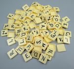 Full Set of 100 Letter Tiles For Original Scrabble by Spears 1950s - Spare Parts