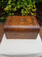 Victorian Burr Walnut Tunbridge Ware Writing Slope