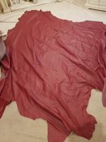 Crest Leather Vele antique wine 1 Full hide 55sqft & 2 part hides