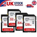 Full Size Ultra SD Memory Card 16GB 32GB 64GB 128GB SDHC Class 10 For Camera