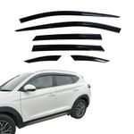Auto Clover Wind Deflectors Set for Hyundai Tucson 2015 - 2020 (6 pieces)