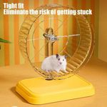 Silent Bracket Hamster Running Wheel Double-Bearing Toy Small Pet Exercise Wheel