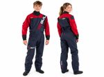 Teens Gul Gamma Waterproof Drysuit Navy/Red with Integrated Socks/Booties JL