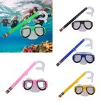 Snorkel Mask Set Scuba Diving Kids Swimming Underwater Anti Goggles Fog Child