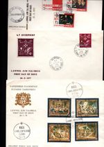 STAMPS  MALTA  FDC 3 COVERS FROM 1975 TO 1978 USED