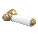 Hudson Reed Ceramic & Gold Toilet Flush Lever Handle Universal Fit Brushed Brass