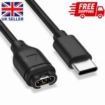 Type C USB-C Charger Charging Cable for Garmin Fenix 5 5S 5X 6 6S 6X 7 7S 7X UK