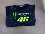 VR46 Valentino Rossi Offical Racing Apparel Monster Energy Womens T.shirt  L  