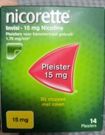 Nicorette Invisi Patch  15mg,Nicotine 14 Patches Quit Smoking Aid-exp 2026/2027!