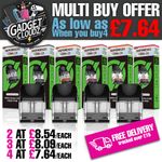 Vaporesso Xros Pods Corex 2.0/3.0 Replacement Cartridges (4Pcs) - FREE POSTAGE