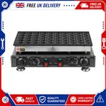 Poffertjes Maker Machine 50 Hole 1800w Electric Nonstick GEARZAAR UK Stock