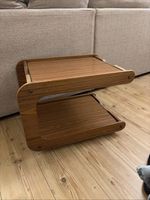 Vintage Teak Drinks Trolley Removable Trays Mid Century Serving Cart 1970s Style