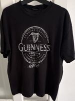 Guinness Official Merchandise Foreign Extra Stout Black Cotton T-Shirt L
