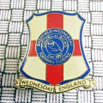 Sheffield Wednesday & England St George Shield Brooch Badge 24mm x 25mm