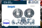DELPHI Front & Rear Brake Discs & Brake Pad Braking Set Fits Opel Vauxhall