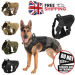 Tactical Dog Harness & Leash Set | Military Vest for German Shepherd, All Breeds
