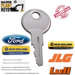 Ford New Holland Skid Steer Lull Telehandler Ignition Key PK556 OEM 9872100256
