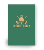 Golf Log Pocket Notebook - Progress Tracker, 50 Detailed Rounds Pocket, Green 