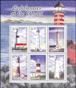 Grenada 2001 Lighthouses/Maritime/Safety/Buildings/Architecture 6v sht (n41510k)