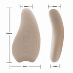 (Warming Lactation Massager Soft Silicone Breast Massager For Breastfeeding Heat