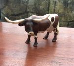 Vintage Schleich Texas Longhorn Bull, Retired Schleich