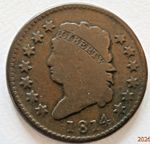 1814 CLASSIC HEAD LARGE CENT S1104