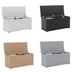 Storage Ottoman Chest Toy Box Bench Bedroom Blanket Bedding Box Wooden Large