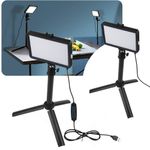 2PCS 6" LED Portable Photography Lighting Kit Studio Light Lamp Photo Video Live