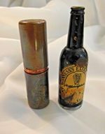 2 ANTIQUE LIGHTERS  -  MOSDA BIRMINGHAM &   -   GUINESS MINI BOTTLE