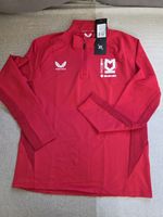 MK Dons Castore 2024/25 1/4 Zip Training Top Red Men's XL BNWT