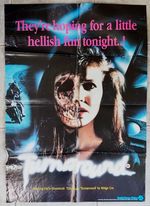 1987 GUILD HOME VIDEO - STORE MOVIE POSTER TURNAROUND 84cm X 59cm HORROR FOLDED