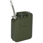 20L 0.6mm Fuel Oil Petrol Diesel Storage Can with British Style Pour Tube Army