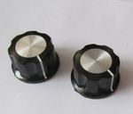 GM29 Gaugemaster Style  Knobs. One Pair. Posted Quickly for Free 48H Delivery