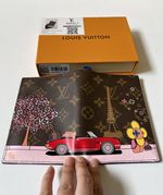 Louis Vuitton Monogram Passport Cover - Paris Eiffel Tower