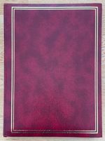 Walther Monza Slip-In Photo Album Burgundy Gold Holds 144 Photos Postcards 7x5