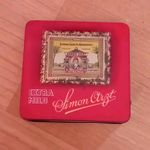 Vintage Simon Arzt Egyption Cigarette Tin - Inserts Foil Cert & Tax Strip '60s