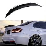 PSM Style Rear Boot Wing Lip Spoiler Gloss Black For BMW 3 Series F30 F80 12-18