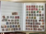 GB stamps + little world. QV on. 3 messy stock book, large lot 5.1kg. J/133