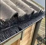 100mmX1m Gutter Brush Roof Leaf Guard Cleaner Heavy Duty Twig Filter Home Garden