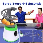 Table Tennis Robot PingPong Ball Machine Automatic Machine Exercise Green UK