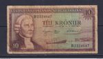 ICELAND - 1961 10 Kronur Circulated Banknote