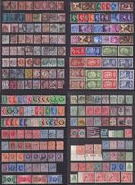 GB QV - GVI, 1844 - 1951 Used, MM, MNH Stamps. As taken from stockbook. High Cat