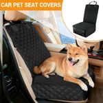 Nonslip Dog Car Seat Cover Universal for Cars Trucks SUVs Front Passenger Seat