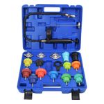 Universal Radiator Pressure Tester Cooling System Head Gasket Kit Leak Detector