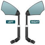 WEST BIKING Anti-glare Telescopic Bike Bicycle Rearview Rear View Mirror A Pair