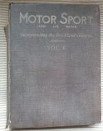 MOTOR SPORT magazine 1929 Volume 6 - full year in original publisher's binding